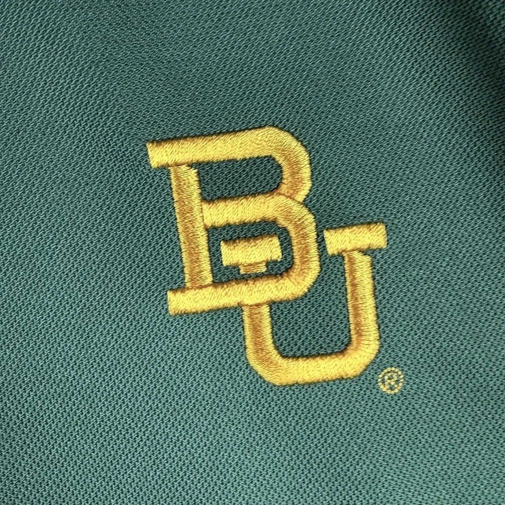 Nike Baylor Bears On Field Player Issued Performance Polo Shirt Green 2XL‎ NCAA